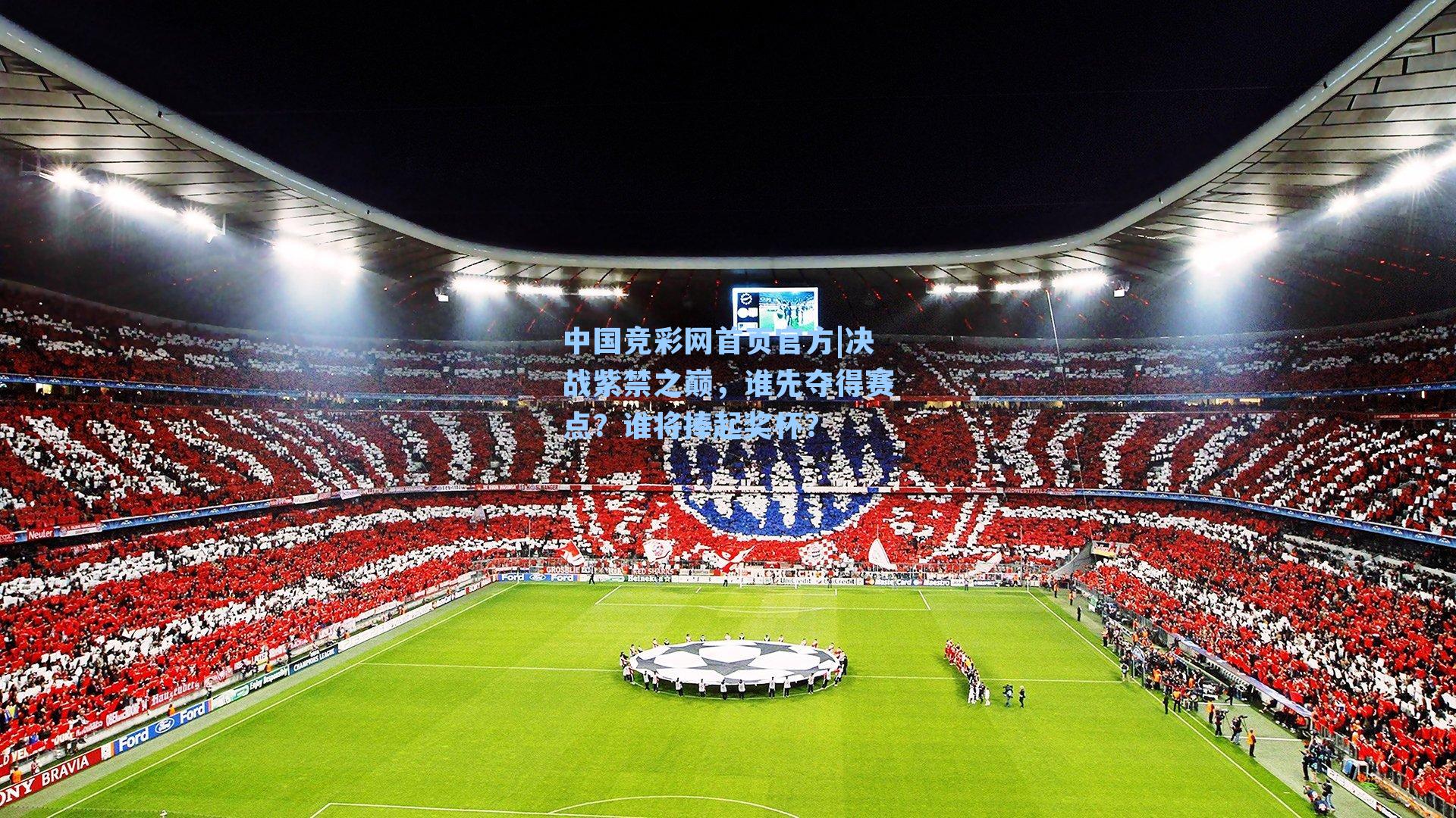 决战紫禁之巅，谁先夺得赛点？谁将捧起奖杯？